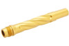 TTI Airsoft TP22 GBB Airsoft Fluted Outer Barrel - Gold