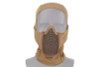 WoSport Balaclava Quick Dry with Protective Steel Mesh Face Mask - Tan