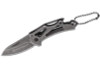 Smith & Wesson Stonewash Drop Point Frame Lock Folding Knife Keychain (1100064)