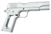Guarder Tokyo Marui 1911 Series'70 GBB Airsoft Slide & Frame (Aluminum, No Marking, Silver)