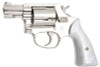 Tanaka S&W M36 2 inch Square Butt Travis Model Gas Revolver - Nickel Finish