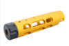 5KU Action Army AAP01 GBB Airsoft Outer Barrel (Type B, Aluminum, Gold)