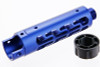 Narcos Airsoft Action Army AAP01 Front Barrel Kit (Type 7) (CNC Aluminum 6061) - Blue