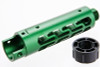 Narcos Airsoft Action Army AAP01 Front Barrel Kit (Type 7) (CNC Aluminum 6061) - Green