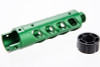 Narcos Airsoft Action Army AAP01 Front Barrel Kit (Type 8) (CNC Aluminum 6061) - Green