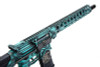 RWA Battle Arms Development 556-LW Airsoft M4 AEG Rifle (Umi Edition) - Cerakote Robin's Egg Blue Battleworn