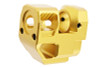 RGW SIG Sauer P320 GBB KI Velocity Compensator - Tin Gold (14mm CCW, Aluminum)