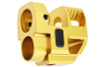 RGW SIG Sauer P320 GBB KI Velocity Compensator - Tin Gold (14mm CCW, Aluminum)