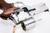 Marushin Mateba Gas Revolver 4 inch - Silver (Heavyweight Wood Grip Version)