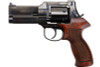 Marushin Mateba Gas Revolver 4 inch - W Deep Black (Heavyweight Wood Grip Version)