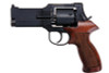 Marushin Mateba Gas Revolver 4 inch - Matt Black (Heavyweight Wood Grip Version)
