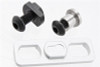 5KU Serrated Scale Hand Stop for M-Lok / Keymod Handguard - Black