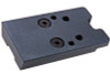 Revanchist Airsoft Novritsch SSP5 GBB Airsoft Red Dot Plate (High Mount) - Black (RMR & RTS-2)