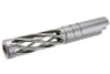 Dr. Black Hi-Capa 4.3 GBB Outer Barrel (Type-Dinging, 6063 Aluminum, Grey)