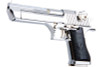 Blackcat Airsoft 1/2 Scale Mini Model Gun Desert Eagle (Shell Ejection) - Silver with Black Grip
