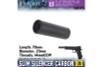 Laylax MODE-2 Carbon Fiber Slim Silencer (14mm CCW, L: 70mm)