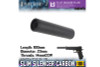 Laylax MODE-2 Carbon Fiber Slim Silencer (14mm CCW, L: 100mm)