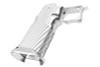 Bomber Tokyo Marui Hi Capa GBB CNC Aluminum Grip (INF Style) - Silver