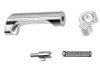 Bomber Tokyo Marui Hi Capa GBB CNC Aluminum Grip (INF Style) - Black + Silver Parts