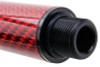 Dr. Black Tokyo Marui MWS GBBR Outer Barrel (Carbon Fiber, 12 inch) - Red