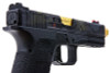RWC Agency Arms EXA Green Gas Airsoft Pistol (Ronin Agency Arms Gold Mid-Line Barrel Edition)