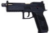 KJ Works P-09 CO2 GBB Airsoft Pistols (Optics Ready) - Black  (Threaded Outer Barrel)