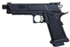 SRC Baba Yaga Hi Capa 5.1 CO2 GBB Airsoft Pistol w/ Threaded Barrel - Black