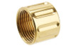 5KU Vertical Knurling Threaded Protector - 14mm CCW - Gold