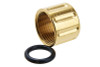 5KU Vertical Knurling Threaded Protector - 14mm CCW - Gold