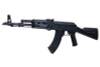 Blackcat Airsoft 1:2 Scale High Precision Mini Model Gun AK47 (Shell Ejection)  - Full Metal, Black