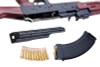 Blackcat Airsoft 1:2 Scale High Precision Mini Model Gun AK47 (Shell Ejection)  - Full Metal, Wooden