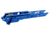 Dr. Black Tokyo Marui Hi Capa GBB Frame (CNC Aluminum, 4.3 inch, Type 1) - Blue