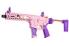 G&G FAR 9 Rapid Folding PCC Airsoft AEG Rifle - Pink