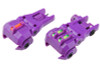 G&G Dual-Profile Fiber Optic Flip-up Sight - Purple