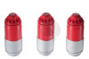 MAG 108 Rounds Airsoft Cartridge for G&P AK Launcher (3pcs/set) - Red