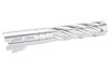Dr. Black Hi-Capa 5.1 GBB Outer Barrel (Type -Spiral Storm,  6063 Aluminum, Silver)
