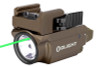 OLIGHT Baldr Mini Tactical Flashlight & Green Laser Combo - Desert Tan