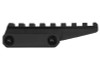 PTS Unity Tactical FAST Optic Riser (20mm Rail, Polymer, BK)