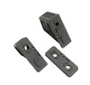 Advantage Airsoft Contour Line Style Mlok Hand Stop Kit - Black