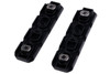 Strike Industries Mlok Rail Covers with Cable Management System - (Long, Black, 2pcs/set)