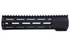 PTS Griffin Armament SR-Rigid M-Lok Handguard for M4 AEG / GBB / PTW Rifle (9.5 inch, Aluminum, Black)