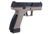 ASG CZ P-10C GBB Pistol Airsoft (CO2 Version, Standard) - Dual Tone Black/FDE