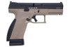ASG CZ P-10C GBB Pistol Airsoft (CO2 Version, Standard) - Dual Tone Black/FDE