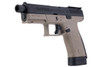 ASG CZ P-10C GBB Pistol Airsoft (CO2 Version, Optics Ready) - Dual Tone Black/FDE