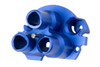 C&C Tac Tokyo Marui SAIGA 12 GBB Enhanced Nozzle Feeding Front Lip (CNC Aluminum) - Blue