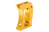 Revanchist Airsoft Tokyo Marui Hi Capa GBB Curved Trigger (CNC Aluminum, Type F, Gold)