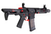 EMG Strike Industries AR Strike Raider PDW GBB Airsoft M4 Rifle (CYMA CGS System) - 7 inch BK / RD