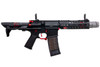 EMG Strike Industries AR Strike Raider PDW GBB Airsoft M4 Rifle (CYMA CGS System) - 7 inch BK / RD