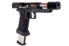 Army Armament JW3 TTI Alpha GBB Airsoft Pistol (CNC Slide) w/ Hand-Made Stippling Grip - Black