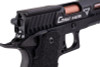 Army Armament JW3 TTI Alpha GBB Airsoft Pistol (CNC Slide) w/ Hand-Made Stippling Grip - Black